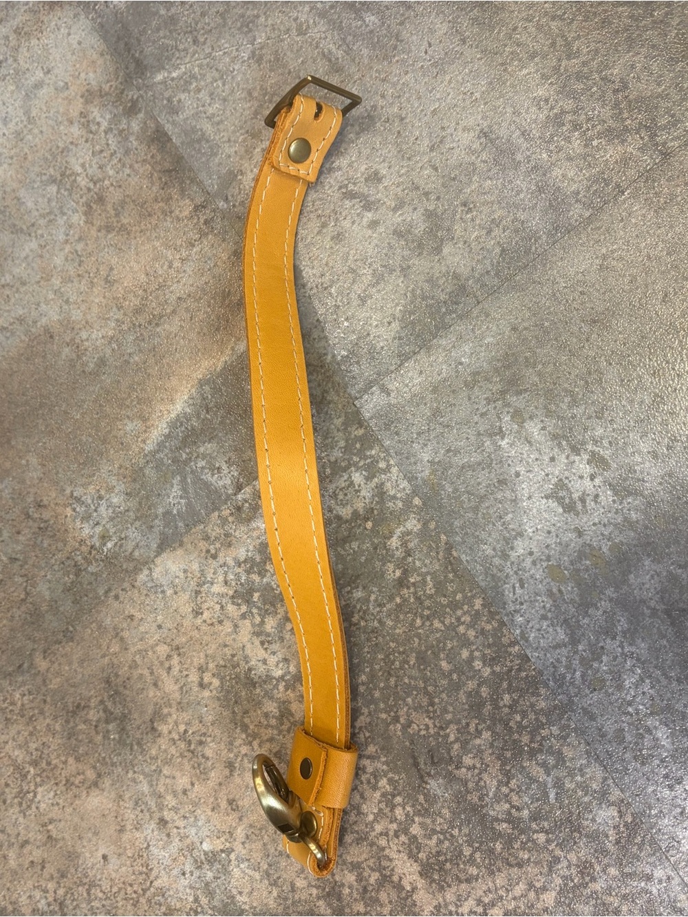 Portland Leather crossbody strap extender sunflower